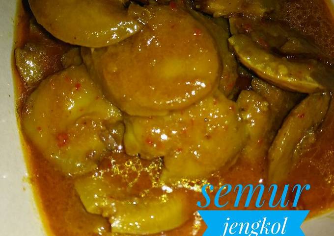 Semur jengkol pedas empuk