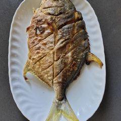 A picture of Fried Pompano.