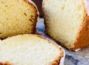 Una foto de Budín de limón SIN GLUTEN