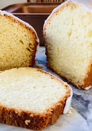 Una foto de Budín de limón SIN GLUTEN