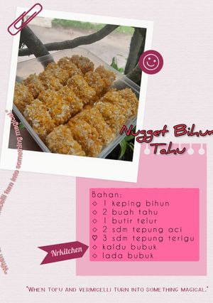 Foto resep Nugget Bihun Tahu