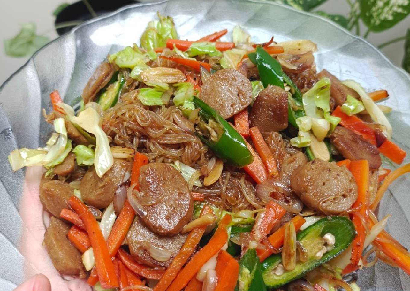 Soun Goreng Cabe Hijau