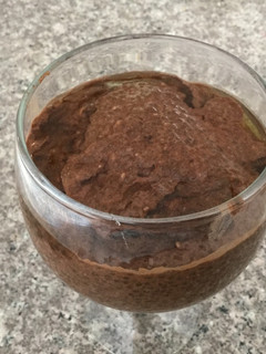 A picture of Chia Chocolate Pudding.