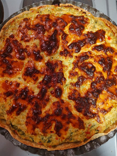 Una foto de Tarta de Zucchini y Pollo