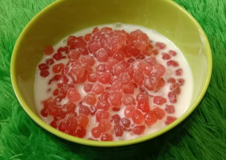 Resep Bubur sagu mutiara Super Enak