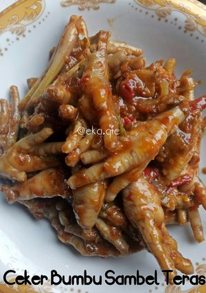 Foto resep Ceker Bumbu Sambel Terasi