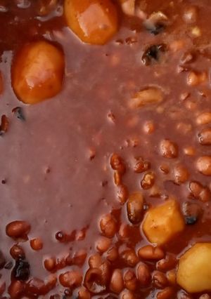 عکسی از دستور خوراک لوبیاچیتی(آبگوشت لوبیاچیتی😊)