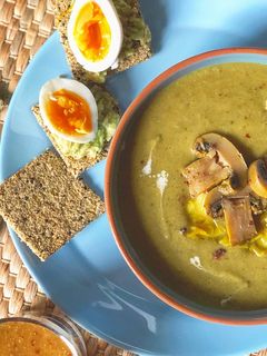 Foto de Sopa cremosa de cogumelos