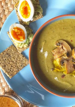 Foto de Sopa cremosa de cogumelos