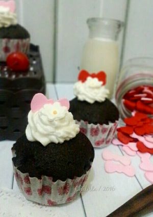 Foto resep Cupcake cokelat ketan hitam