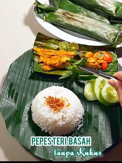 Foto resep Pepes Teri Basah tanpa di kukus