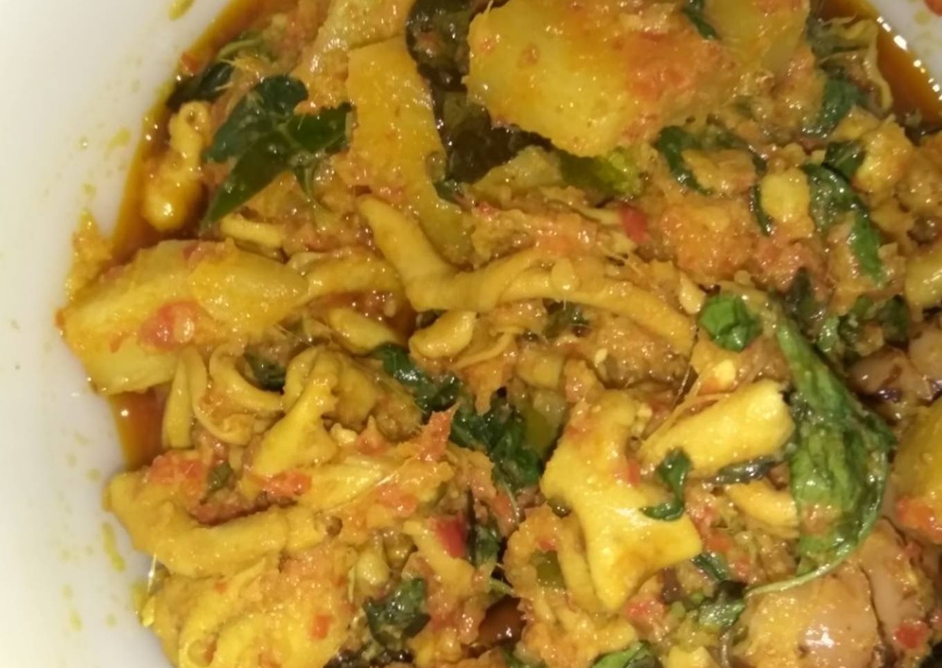 Usus ayam balado kemangi