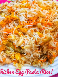 A picture of Chicken Egg Fried Rice!.