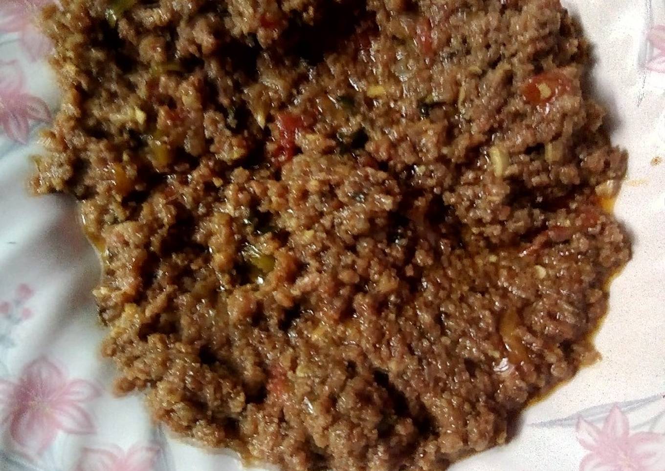 Kadhai keema