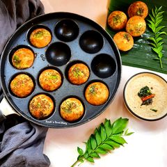Urad daal Appe A picture of Urad daal Appe.