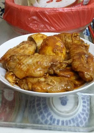 Foto resep Chicken wing with soy sauce & oyster sauce