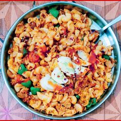 A picture of Veggie macaroni.