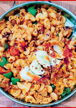 A picture of Veggie macaroni.