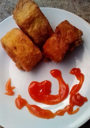 Foto resep Chicken egg roll ala restoran Jepang #menu sehatanak