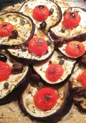 Foto di La torta salata di melanzane