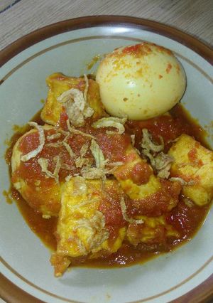 Foto resep Bali telur dan tahu