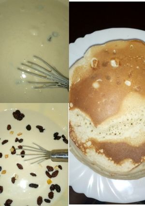 A picture of Fruity fluffy pancakes.