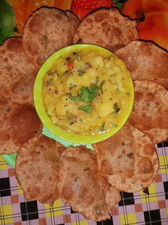 கார பூரி / spicy poori செய்முறை முக்கிய புகைப்படம்