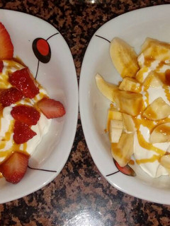 Una foto de Mousse de queso y yogur