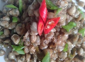 Hình của món HẾN XÀO MẶN 🍛.