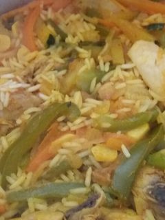 Foto de Coxa de Frango com Arroz