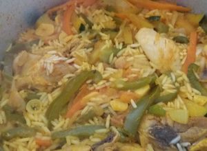 Foto de Coxa de Frango com Arroz