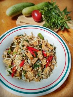 Foto resep Tumis oncom tauge
