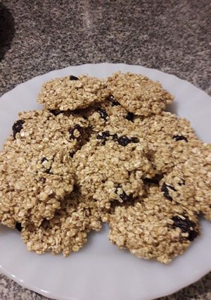 Una foto de Masitas de avena, pasas y chía