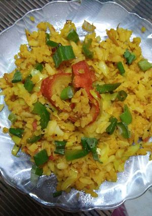 A picture of Veg. Poha.