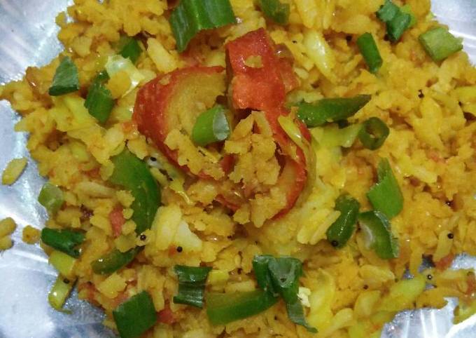 Veg. Poha Recipe by Priya Goel - Cookpad