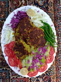 عکسی از دستور کوکو سیب زمینی