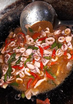 Foto resep Cumi pedas saus tiram
