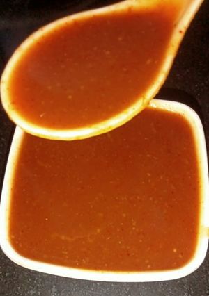 A picture of Sweet imli chutney.