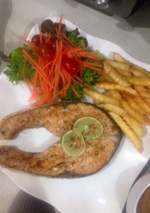 รูปของ Salmon steak