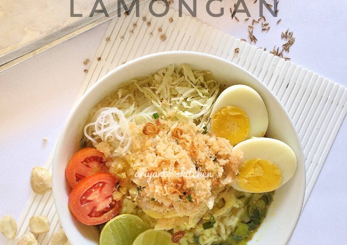 Soto Ayam Lamongan (Dengan Bandeng)