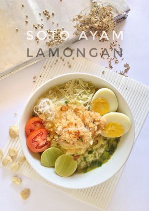 Foto resep Soto Ayam Lamongan (Dengan Bandeng)