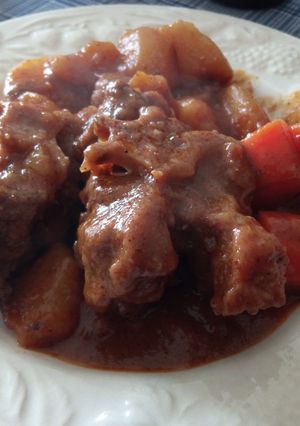 A picture of Braised Oxtail Stew.