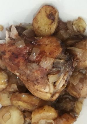 صورة لوصفة صينية بطاطا بالدجاج