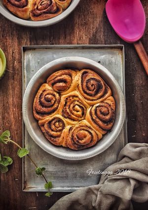 Foto resep Cinnamon rolls,tanpa ulen