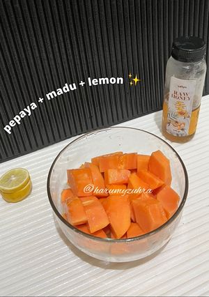 Foto resep Pepaya+Madu+Lemon ✨
