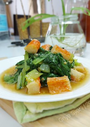 Foto resep Cah Sawi Crab Stick