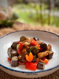 Foto resep Tumis Terong Ayam Madu Saus Tiram ❤️
