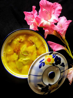 A picture of Lauki Daal (Red Lentil with Gourd).
