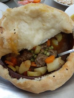 صورة لوصفة طاجن كباب حله بالخضار تركي 😋😋😋