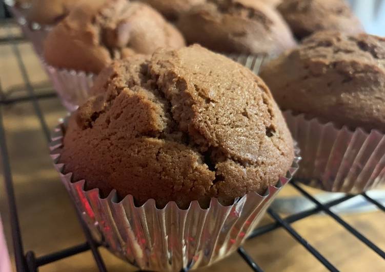 Simple Way to Prepare Homemade Pumpkin Spice Cocoa Muffins